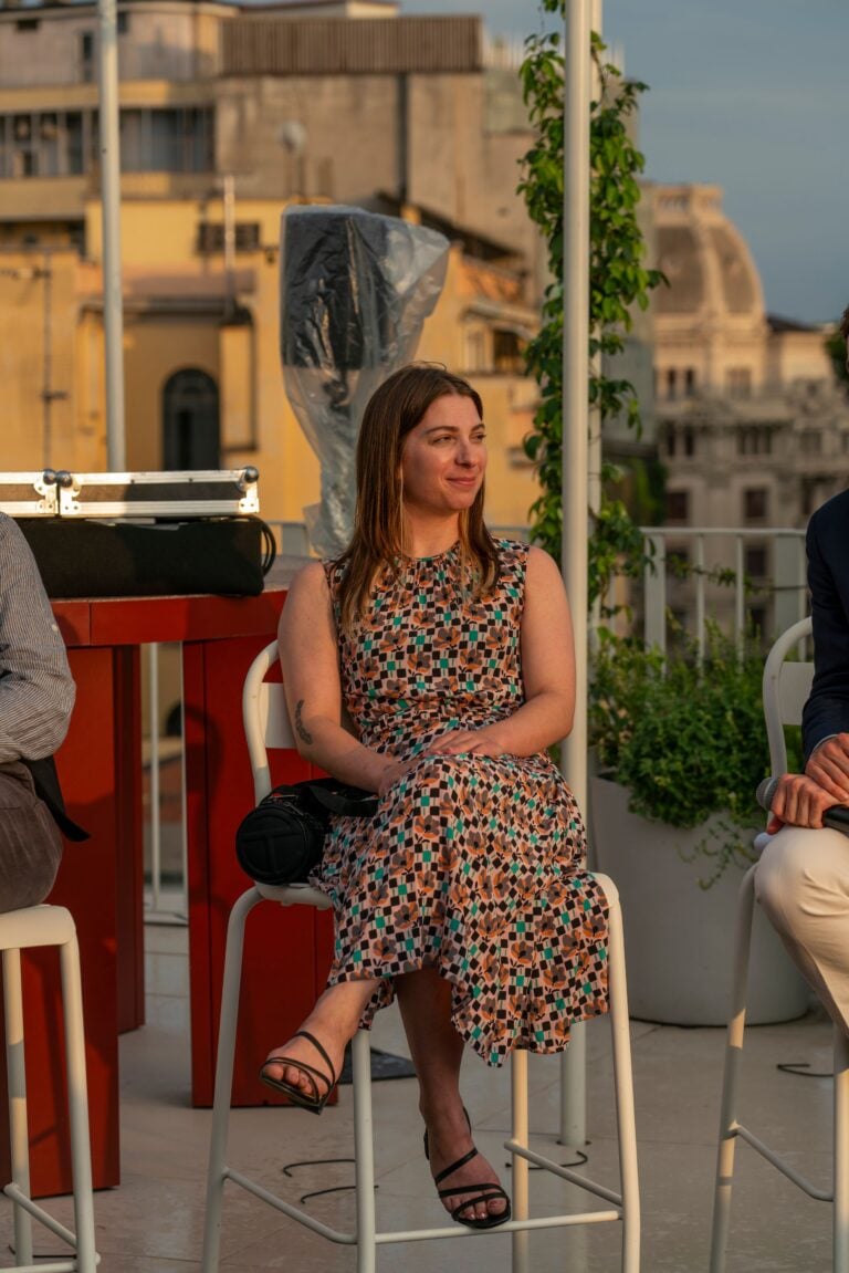 Lorenza Longhi - Wellio Duomo, Milano. Evento di presentazione dell'opera 'Days' di Lorenza Longhi. Ph. Ambra Parola. Courtesy Covivio