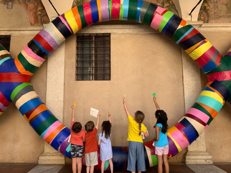 Michelangelo Pistoletto, Infinity, attività del Dipartimento Educativo della mostra, Chiostro del Bramante, Roma, 2023