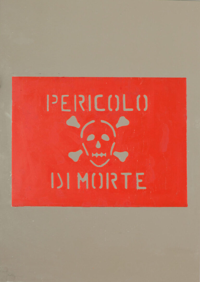Michelangelo Pistoletto, Pericolo di morte, 1971