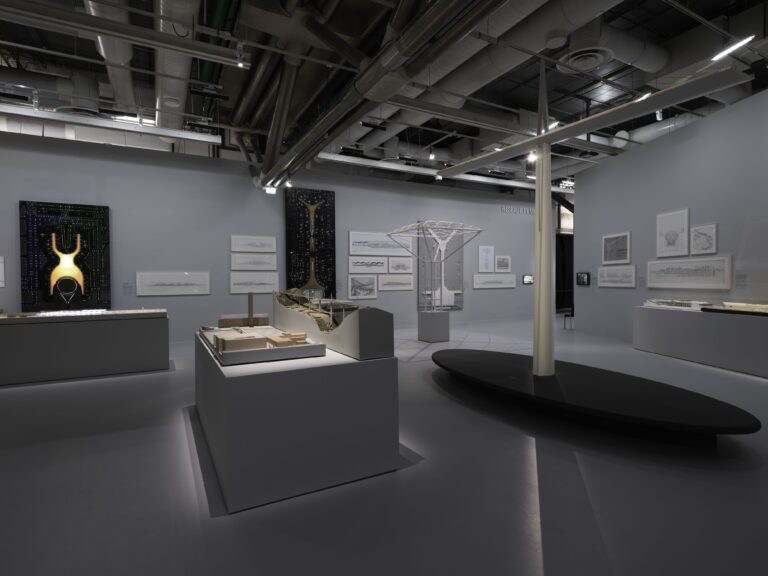 Norman Foster, exhibition view at Centre Pompidou, Paris. Photo Janeth Rodriguez Garcia