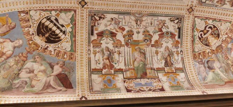 Palazzo Lateranense, Sala delle Stagioni o della Gloria Hyems o inverno al posto della primavera. Photo Thomas Villa