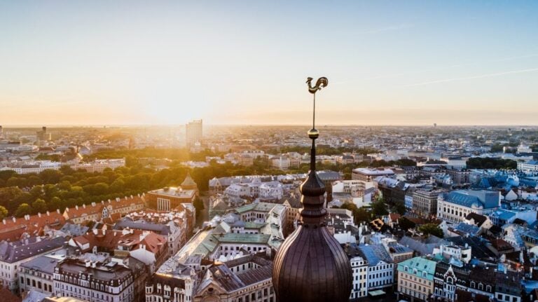 Panorama di Riga. Courtesy Magnetic Latvia