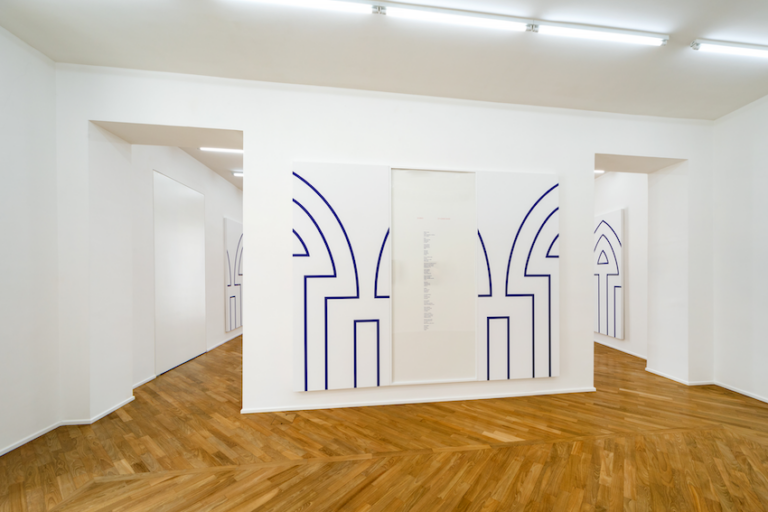 Pedro Neves Marques, In Space It’s Always Night, installation view at Umberto Di Marino Gallery, Napoli, 2023. Courtesy of the artist and Galleria Umberto Di Marino. Photo Danilo Donzelli Photography