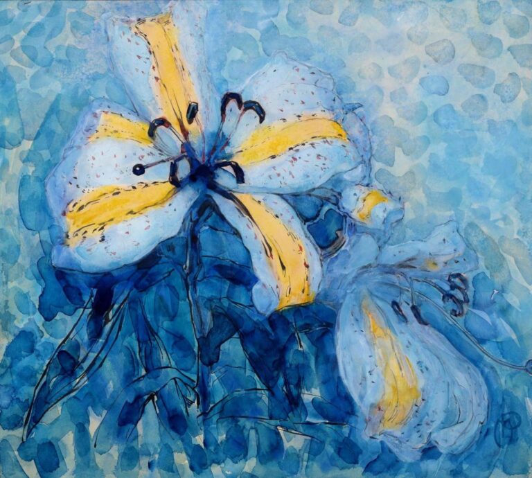 Piet Mondrian, Lily, 1909-1910. Private Collection, Courtesy Tate Modern
