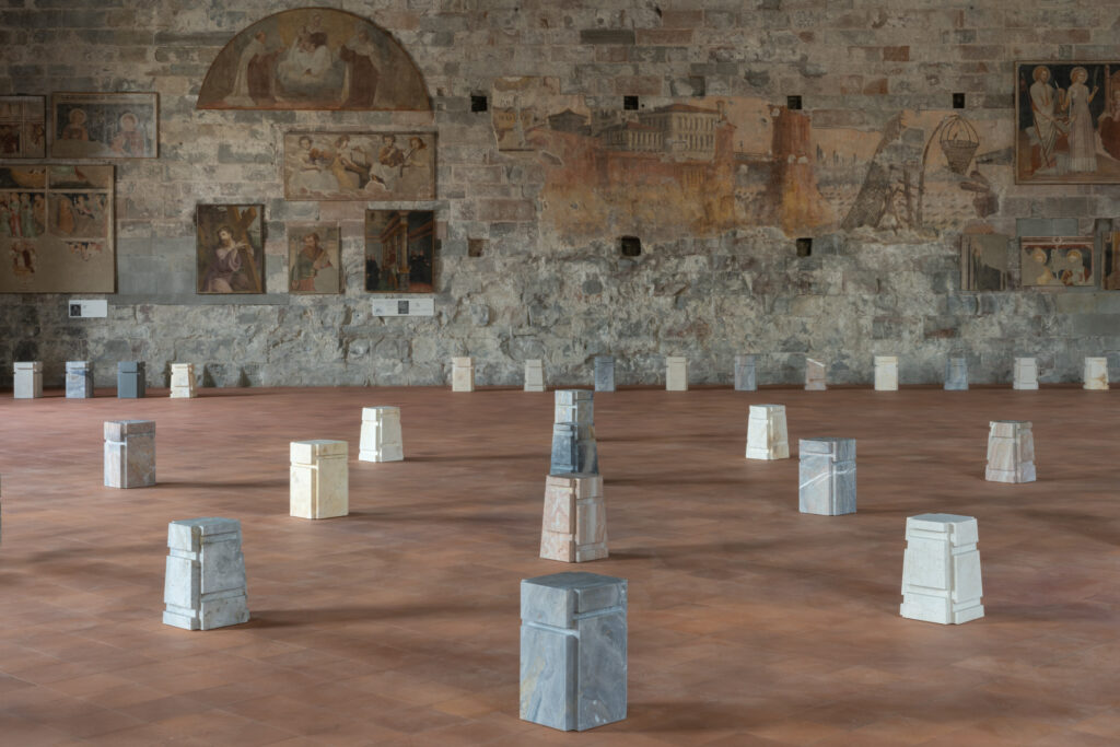 Rachel Whiteread, …And the Animals Were Sold, installation view at GAMeC / Palazzo della Ragione, Bergamo, 2023. Photo Lorenzo Palmieri. Courtesy GAMeC - Galleria d'Arte Moderna e Contemporanea di Bergamo