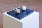 Shimabuku, Moon and Potato, 2023, ceramica, installation view at ZERO..., Milano, 2023