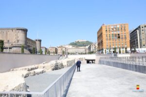 Sottopasso dal Molo Angioino della Stazione Piazza Municipio della Linea 1 a Napoli. Ph. Comune di Napoli