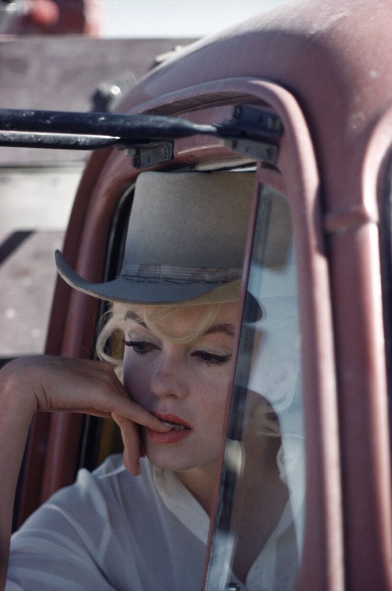 USA. Nevada. Reno. US actress Marilyn Monroe during the filming of "The Misfits" by John Huston. 1960 © Magnum Photos