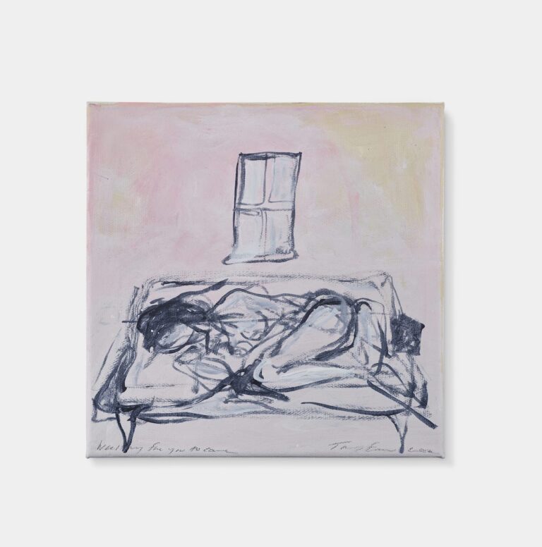 Tracey Emin, Waiting for You to Come, 2022. Courtesy Galleria Lorcan O'Neill