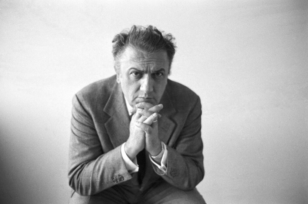 Un ritratto di Federico Fellini