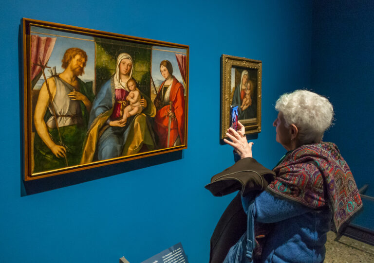 Undicesimo Dialogo Boccaccio Boccaccino. Alle Soglie della Maniera Moderna, installation view at Pinacoteca di Brera, Milano, 2023. Photo Cesare Maiocchi, Pinacoteca di Brera