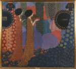 Vittorio Zecchin, Le principesse e i guerrieri, 1914, Fondazione Musei Civici di Venezia, Galleria Internazionale d'Arte Moderna di Ca' Pesaro