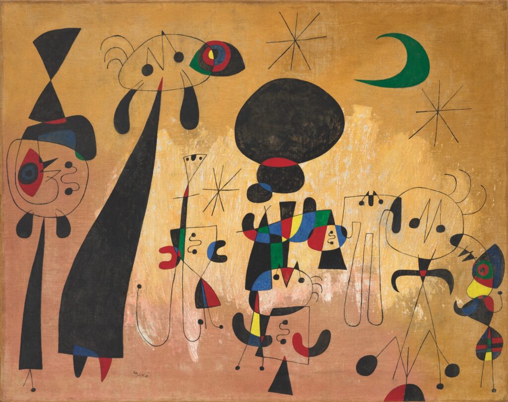 Joan Miró, Peinture (Femmes, lune, étoiles), 1949. Courtesy Christie's Images Ltd.