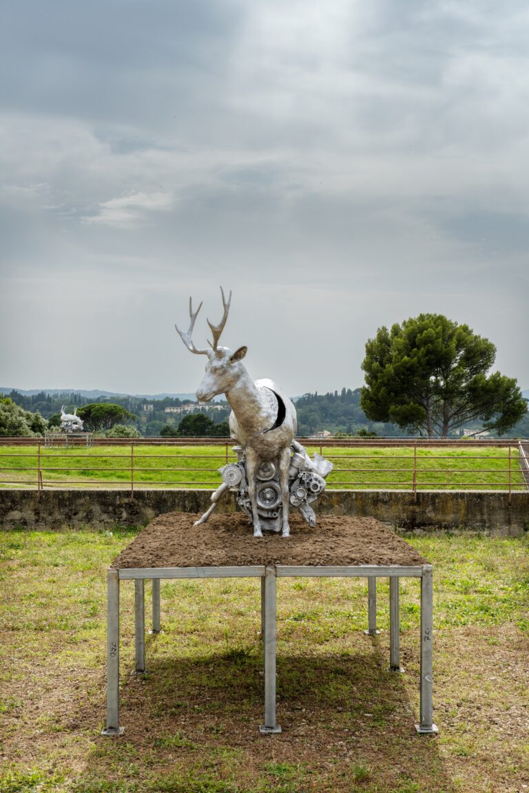 Nico Vascellari. Melma. Installation view della mostra, Forte Belvedere Firenze, 2023 Ph. Ela Bialkowska OKNO studio Courtesy of Museo Novecento Firenze