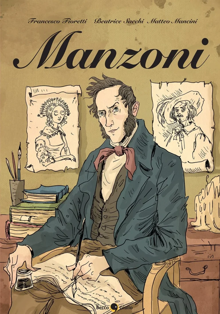 Francesco Fioretti, Beatrice Sacchi, Matteo Mancini – Alessandro Manzoni (BeccoGiallo, 2023). Copertina