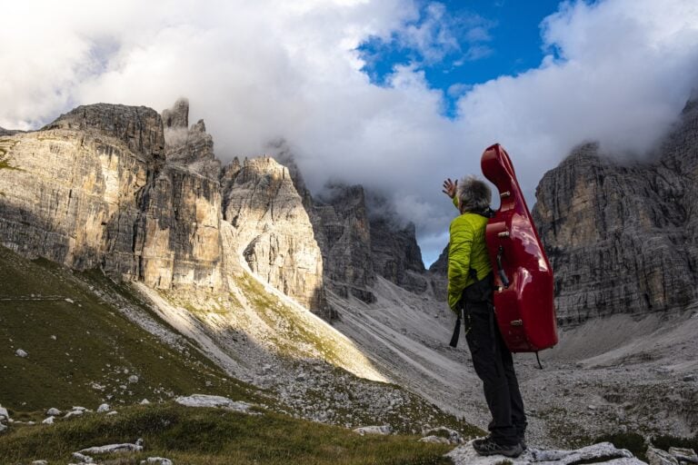 I Suoni delle Dolomiti Mario Brunello foto Pierluigi Orler Dallasega