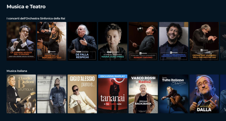 2. Musica e teatro su Rai Play e1692950926852 Contenuti su arte e cultura da trovare in streaming su RaiPlay