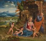 Battista Dossi, Sacra Famiglia con San Giovanni Battista e angeli, XVI sec., Roma, Galleria Borghese