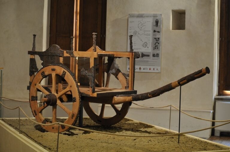 Carro etrusco, Museo di Asciano