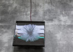Daniele Di Girolamo, Manrico Pacenti, Sky Above, Sea Below, 2019, vasca in PVC, speaker, acqua, 25 x 25 x 7 cm. Courtesy of the artist and Gallleriapiù. Photo Stefano Maniero