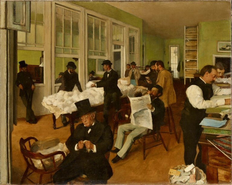 Degas, A Cotton Office in New Orleans, 1873. Photo: Thierry Ollivier.
