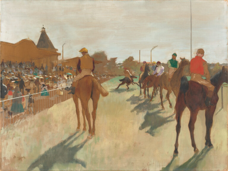 Degas, Racehorses before the Stands, 1866/68 Musée d'Orsay
