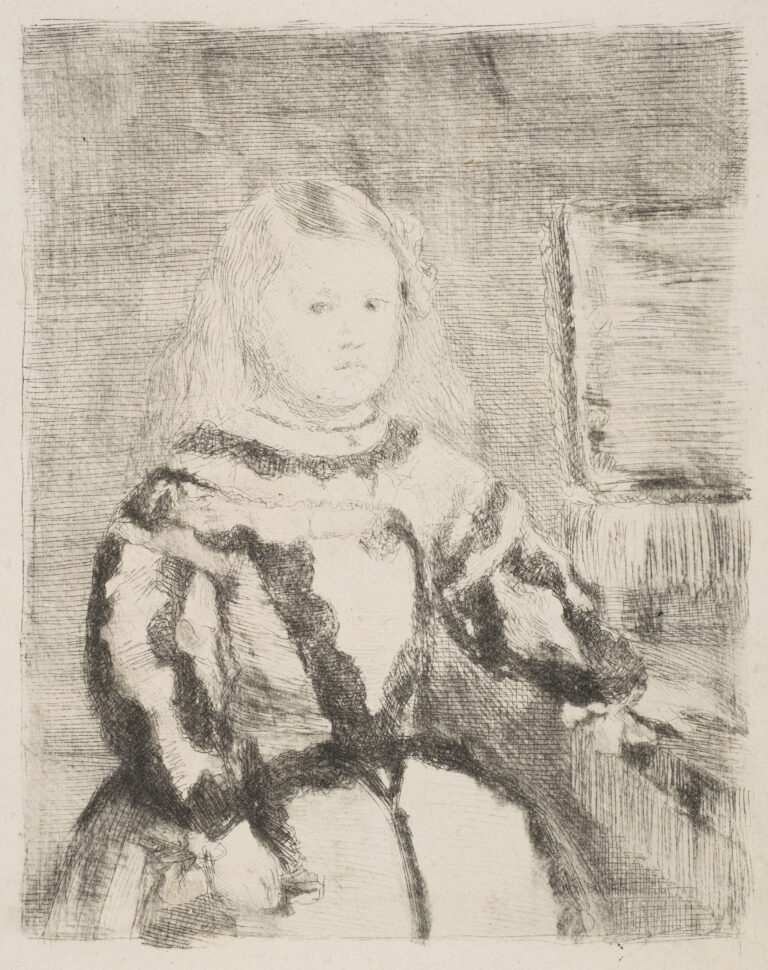 Degas, The Infanta Margarita, after Velazquez, ca 1861/62 The Met, NY