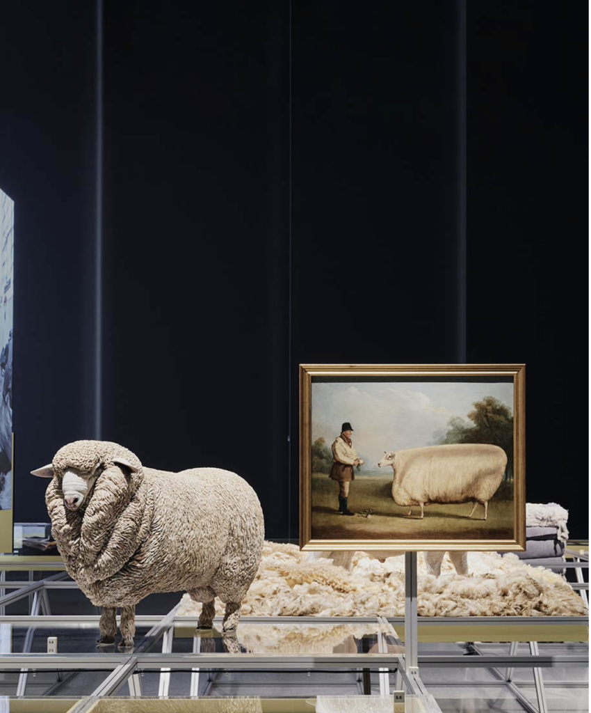 Formafantasma, Oltre Terra. Why wool matters, installation view at Museo Nazionale della Norvegia, Oslo, 2023