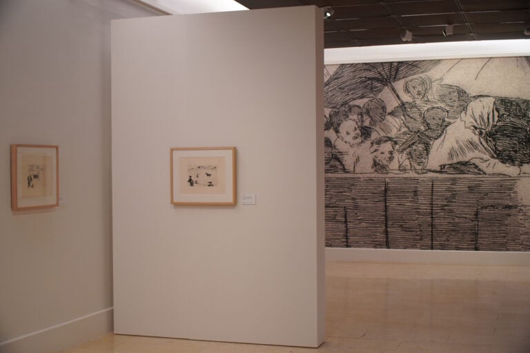 Goya / Picasso. Tauromachie. Installation view at Real Academia de Bellas Artes de San Fernando, Madrid, 2023