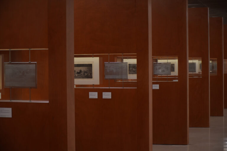Goya / Picasso. Tauromachie. Installation view at Real Academia de Bellas Artes de San Fernando, Madrid, 2023