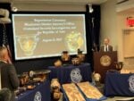 Il team dei Carabinieri TPC e dei colleghi della procura locale a New York