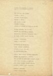 Il dattiloscritto di una delle poesie inedite. Courtesy Studio ESSECI, Padova