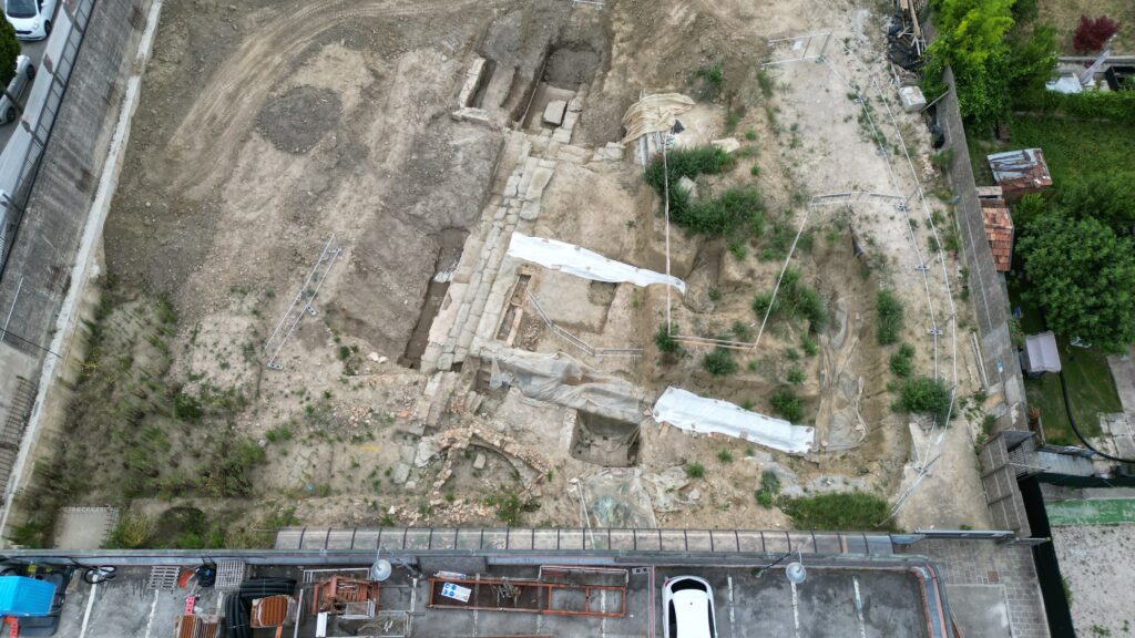 Il ritrovamento archeologico di Sarsina (FC). Photo Silvia Camporesi