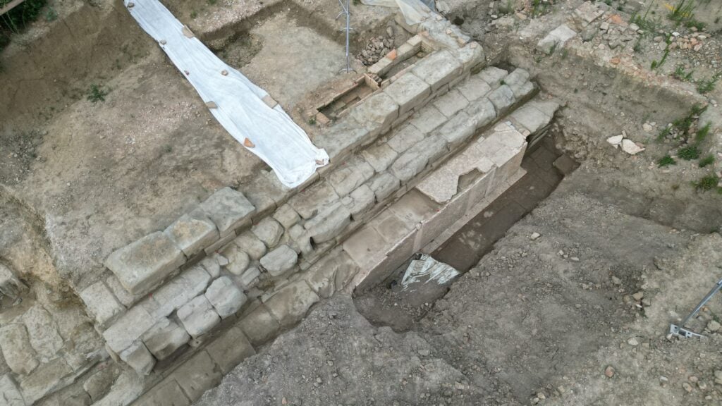 Il ritrovamento archeologico di Sarsina (FC). Photo Silvia Camporesi