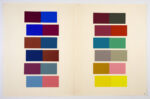 Josef Albers, Interaction of colors, serigrafie, 33 x 50,8 cm, per il libro pubblicato nel 1963, Bethany. Courtesy The Josef and Anni Albers Foundation