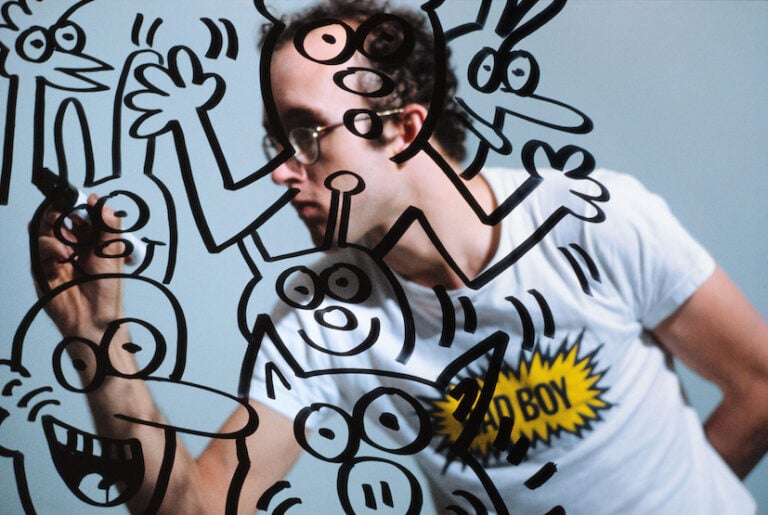Keith Haring Tseng Kwong Chi 1985