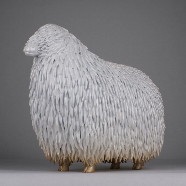 Lincoln Longwool - pearly & beige, Bastien BONHOMME. photo by Bastien BONHOMME