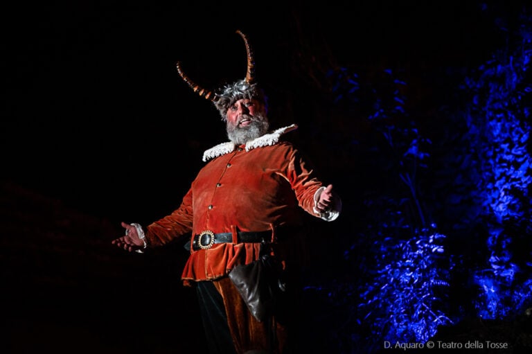 Lo spettacolo Shakespeare by Night ad Apricale, 2023. Photo D. Aquaro. Credits Teatro della Tosse