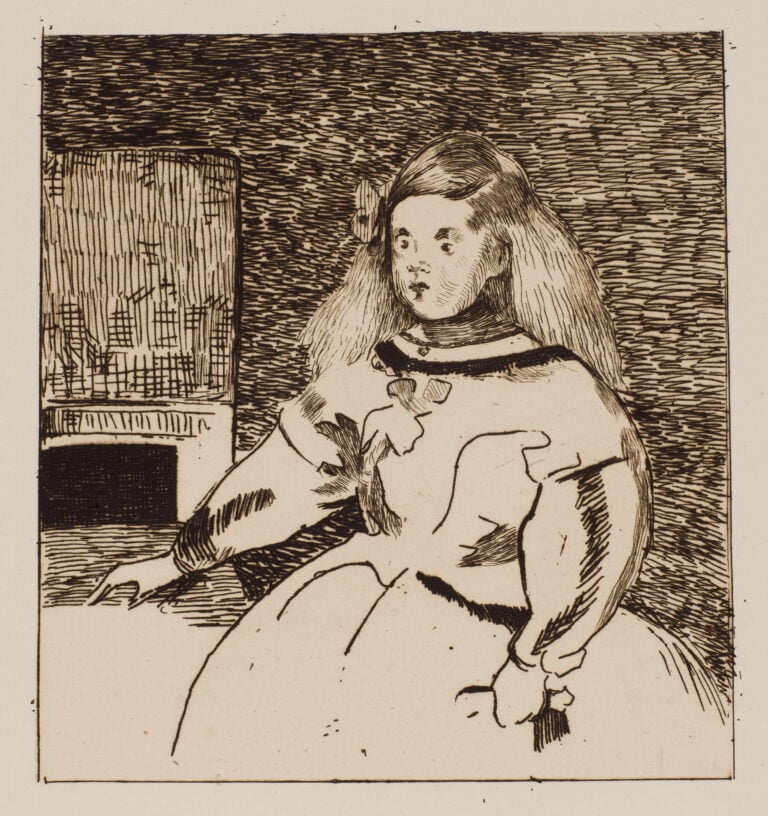 Manet, The Infanta Margarita, after Velazquez, 1861/62 Stockholm