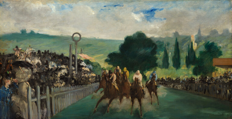 Manet, The Races at Longchamp, 1866, Art Institute Chicago