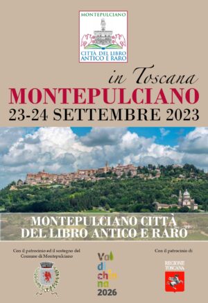 Montepulciano città del libro antico e raro