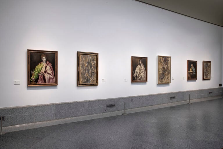 Picasso / El Greco e il cubismo analitico, installation view at Museo del Prado, Madrid, 2023