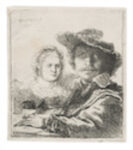 Rembrandt van Rijn, Autoritratto con Saskia, 1636