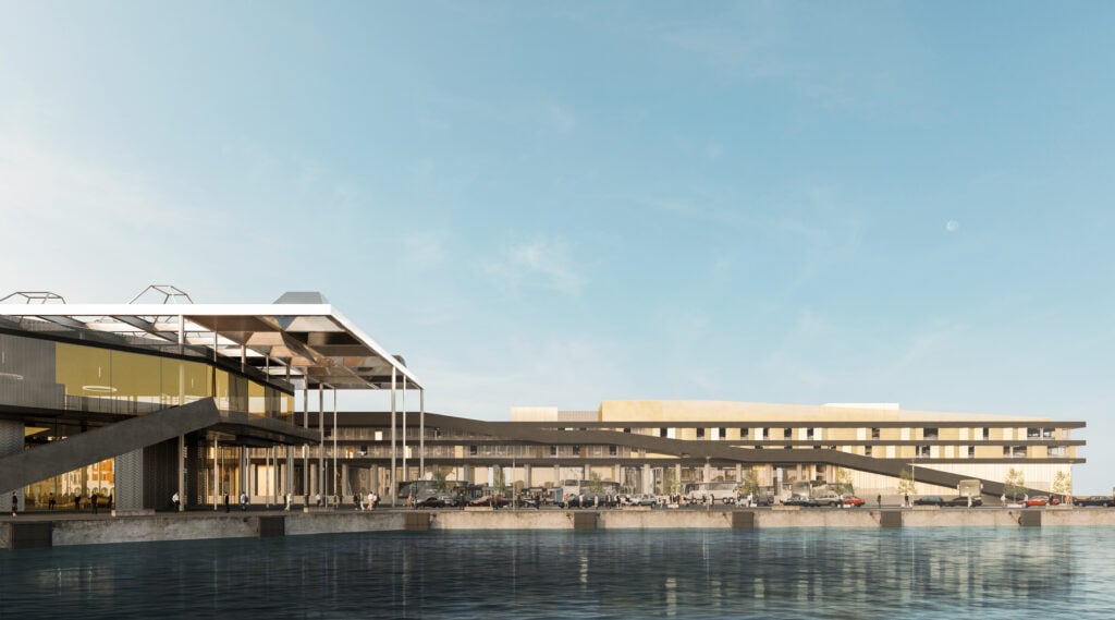 Render del Terminal La Spezia. Courtesy AF517