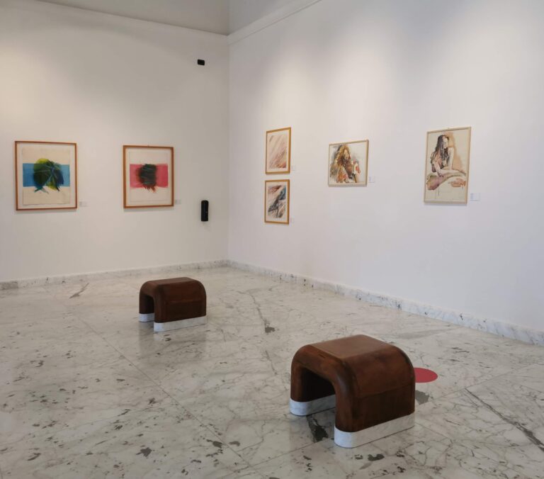 Segno, colore, superficie, exhibition view at Galleria Comunale d'Arte di Cagliari, 2023