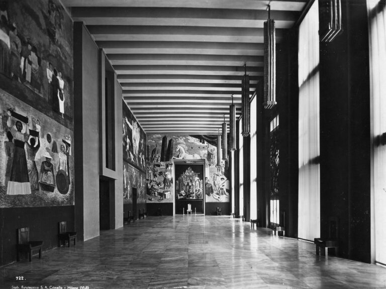 V Triennale di Milano 1933. Salone delle Cerimonie del Palazzo dell'Arte. Foto Crimella