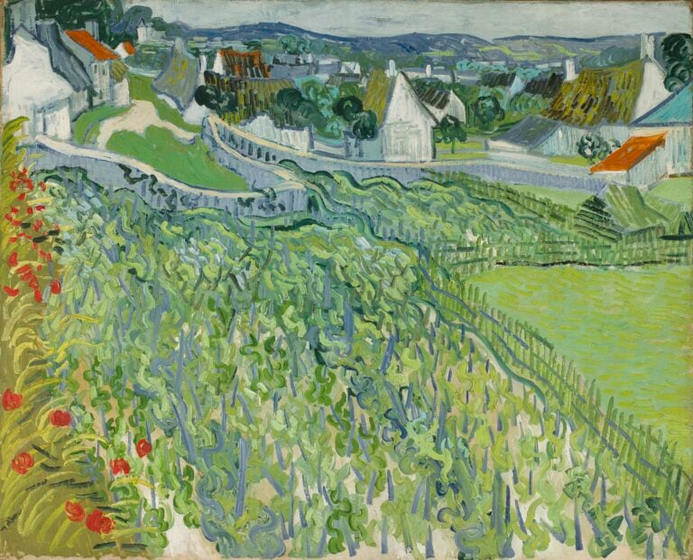 Vincent van Gogh, Vignes à Auvers