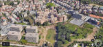 Vista di Buon Pastore dall'alto, Parco dei Casali, Roma. Photo via Google