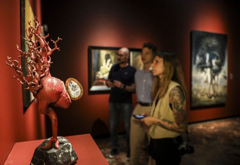 Agostino Arrivabene, Thesauros, installation view at Palazzo dei Diamanti, Ferrara, 2023