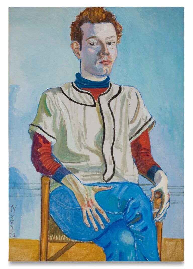 Alice Neel, Jackie Curtis as a Boy, 1972. Courtesy of Sotheby's